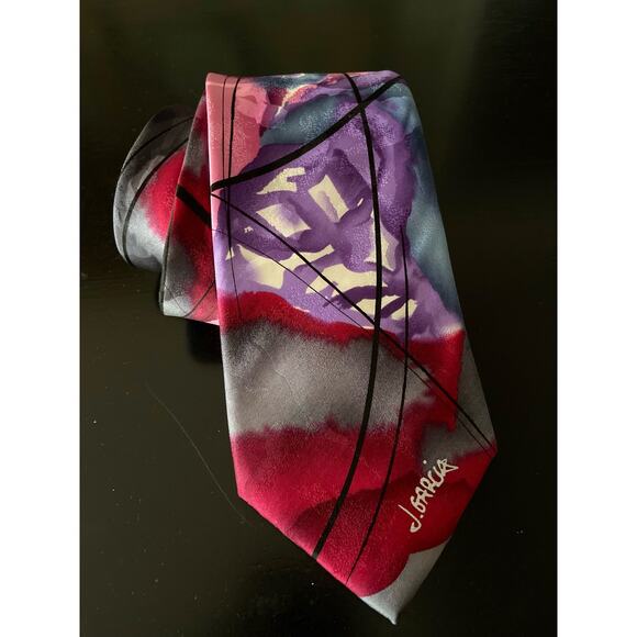 JERRY GARCIA 'Still Life' Limited Collection Artist Proof No.7 Silk Necktie - Picture 2 of 6